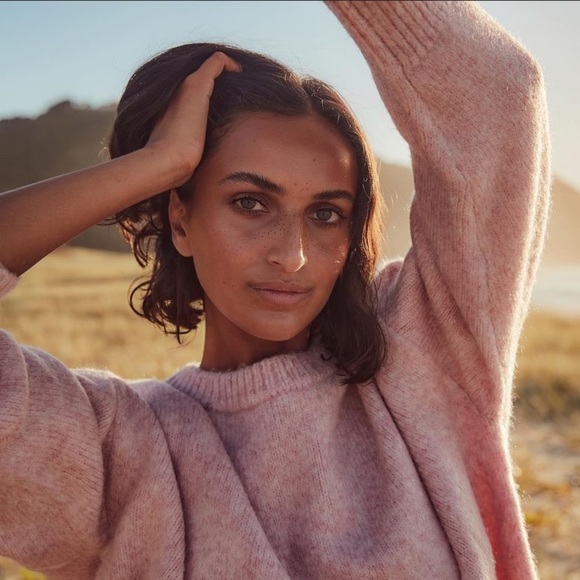 Auguste Sara Pink Knit Sweater - Picture 1 of 15